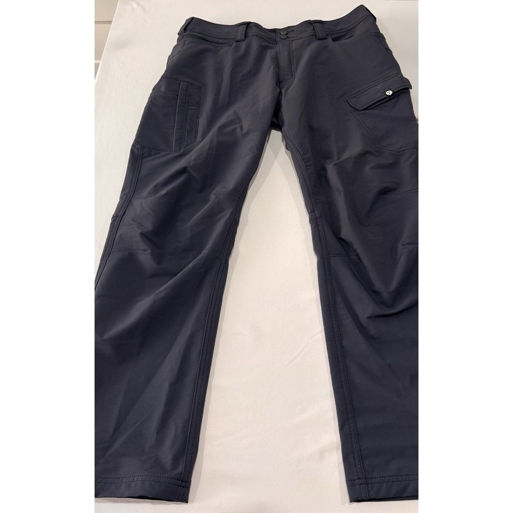 Truewerk T2 Men's Work Pants 38x30 Navy Stretch Utility Cargo Workwear EUC